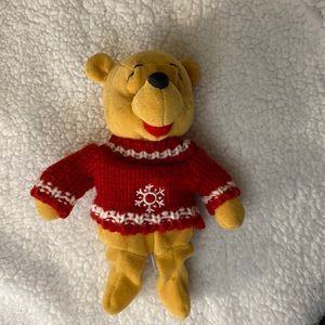 Winnie the Pooh beanie baby Christmas sweater